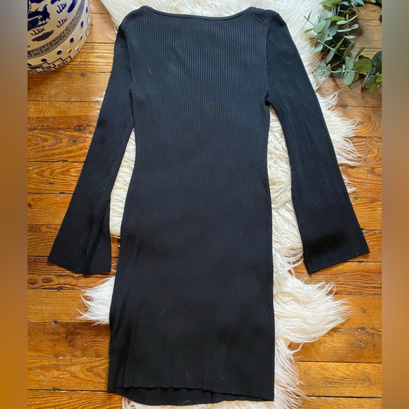 J. Crew Ribbed square neck sweater dress - Picture 8 of 10